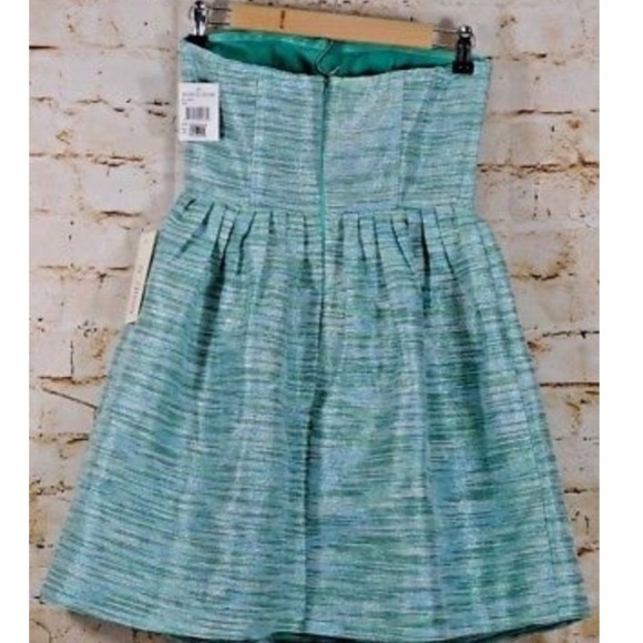 NWT A.Drea Sparkling Mint Strapless Dress! - Picture 4 of 8